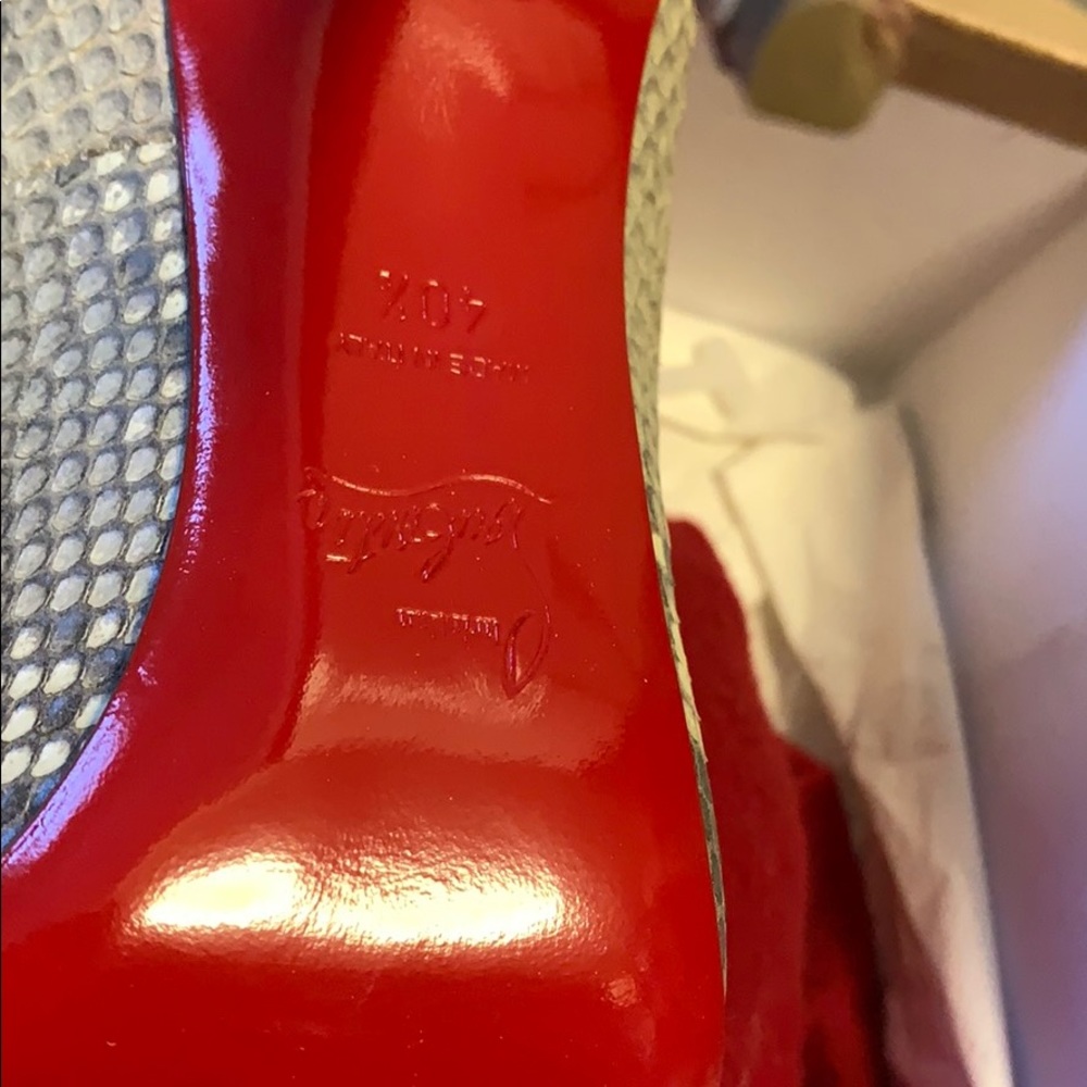 Christian Louboutin Python Pumps - Picture 5 of 8